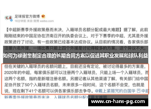 如何为穆谢奎制定合理的长期合同方案以促进其职业发展和球队利益 如何为穆谢奎制定合理的长期合同方案以促进其职业发展和球队利益
